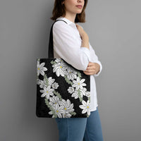 Ia Orana Tahiti Tiare Tote Bag Black Lei LT7 - Polynesian Pride
