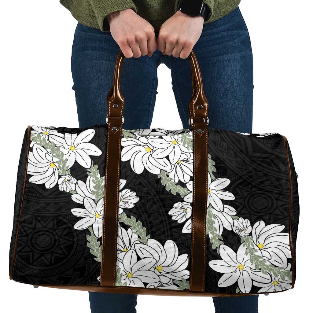 Ia Orana Tahiti Tiare Travel Bag Black Lei LT7 Black - Polynesian Pride