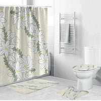 Ia Orana Tahiti Tiare Bathroom Set Lemon Yellow Lei LT7 Bathroom Set (4 pcs) Lemon - Polynesian Pride