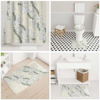 Ia Orana Tahiti Tiare Bathroom Set Lemon Yellow Lei LT7 - Polynesian Pride