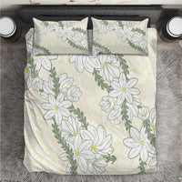 Ia Orana Tahiti Tiare Bedding Set Lemon Yellow Lei LT7 Lemon - Polynesian Pride