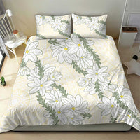 Ia Orana Tahiti Tiare Bedding Set Lemon Yellow Lei LT7 - Polynesian Pride