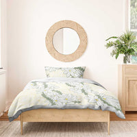 Ia Orana Tahiti Tiare Bedding Set Lemon Yellow Lei LT7 - Polynesian Pride