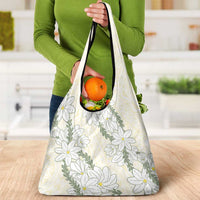 Ia Orana Tahiti Tiare Grocery Bag Lemon Yellow Lei LT7 - Polynesian Pride