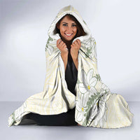 Ia Orana Tahiti Tiare Hooded Blanket Lemon Yellow Lei LT7 - Polynesian Pride