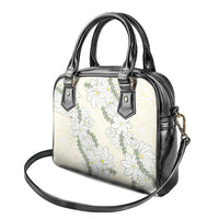 Ia Orana Tahiti Tiare Shoulder Handbag Lemon Yellow Lei LT7 - Polynesian Pride