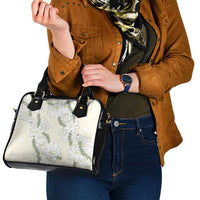 Ia Orana Tahiti Tiare Shoulder Handbag Lemon Yellow Lei LT7 - Polynesian Pride