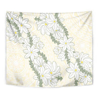 Ia Orana Tahiti Tiare Tapestry Lemon Yellow Lei LT7 - Polynesian Pride