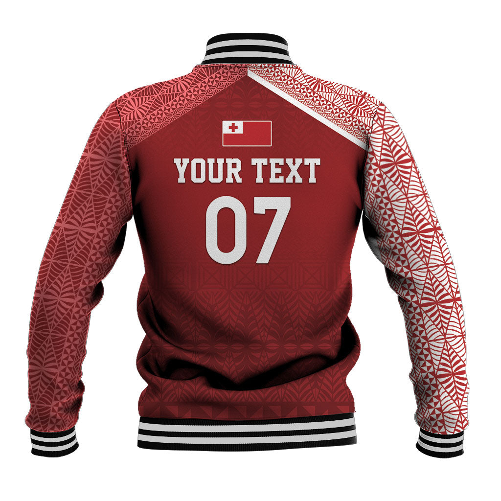 Mate Ma'a Tonga Custom Ngatu Baseball Jacket Kainga - Sipi Tau LT7 - Polynesian Pride