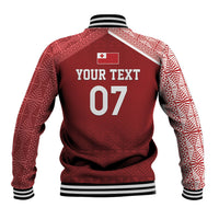 Mate Ma'a Tonga Custom Ngatu Baseball Jacket Kainga - Sipi Tau LT7 - Polynesian Pride