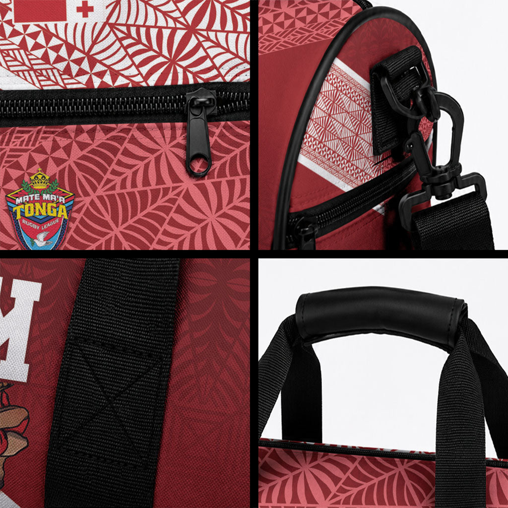 Mate Ma'a Tonga Ngatu Duffle Bag Kainga - Sipi Tau LT7 - Polynesian Pride