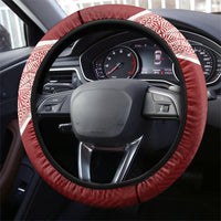 Mate Ma'a Tonga Ngatu Steering Wheel Cover Kainga - Sipi Tau LT7 - Polynesian Pride