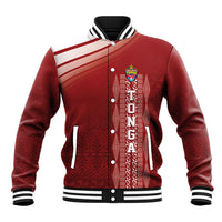 Mate Ma'a Tonga Custom Baseball Jacket Basic Ngatu Kupesi Motif