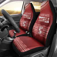 Mate Ma'a Tonga Car Seat Cover Basic Ngatu Kupesi Motif LT7 - Polynesian Pride