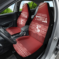 Mate Ma'a Tonga Car Seat Cover Basic Ngatu Kupesi Motif LT7 - Polynesian Pride