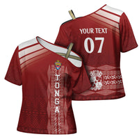 Mate Ma'a Tonga Custom Cross Shoulder Shirt Basic Ngatu Kupesi Motif LT7 - Polynesian Pride