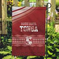 Mate Ma'a Tonga Garden Flag Basic Ngatu Kupesi Motif