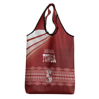Mate Ma'a Tonga Grocery Bag Basic Ngatu Kupesi Motif LT7 - Polynesian Pride