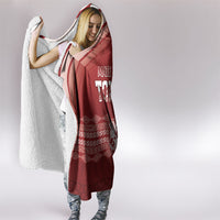 Mate Ma'a Tonga Hooded Blanket Basic Ngatu Kupesi Motif LT7 - Polynesian Pride