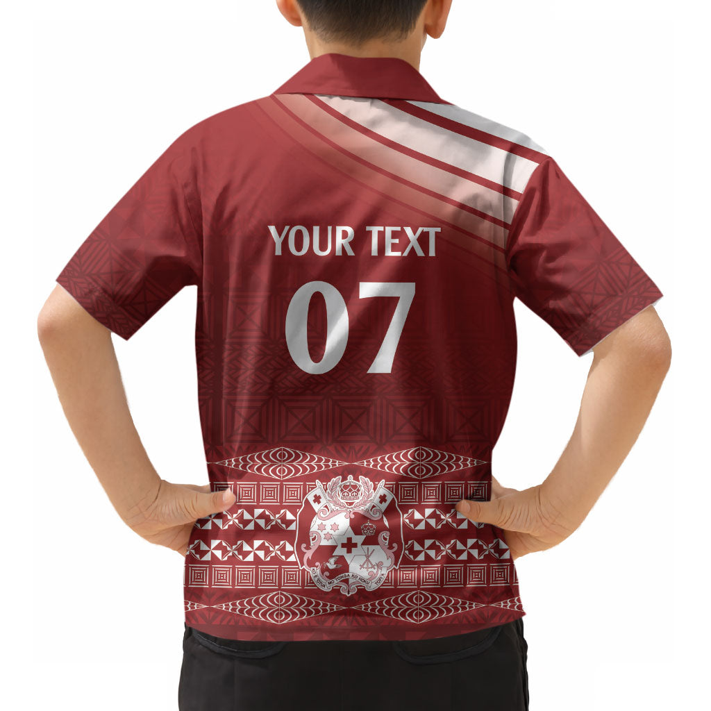 Mate Ma'a Tonga Custom Kid Hawaiian Shirt Basic Ngatu Kupesi Motif LT7 - Polynesian Pride