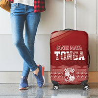 Mate Ma'a Tonga Luggage Cover Basic Ngatu Kupesi Motif LT7 - Polynesian Pride