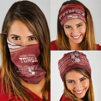 Mate Ma'a Tonga Neck Gaiter Basic Ngatu Kupesi Motif LT7 - Polynesian Pride