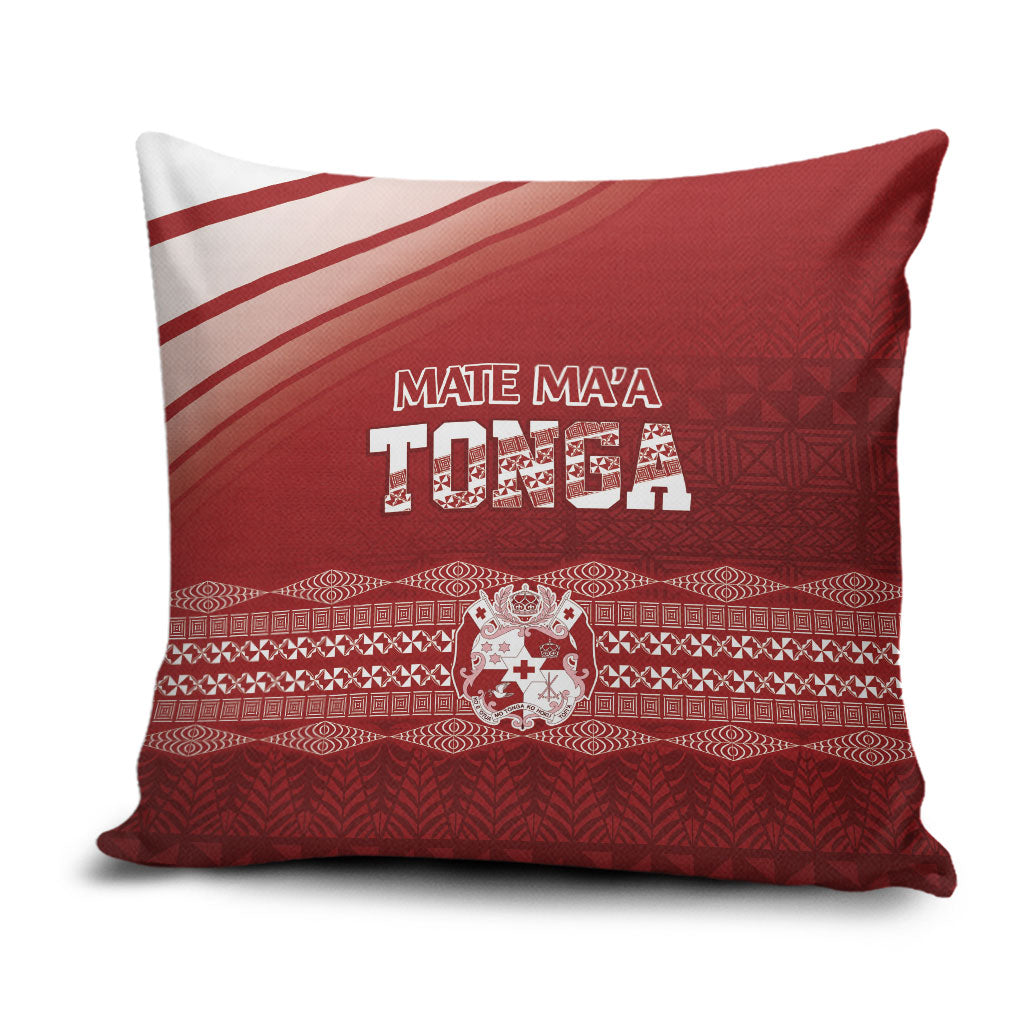 Mate Ma'a Tonga Pillow Cover Basic Ngatu Kupesi Motif