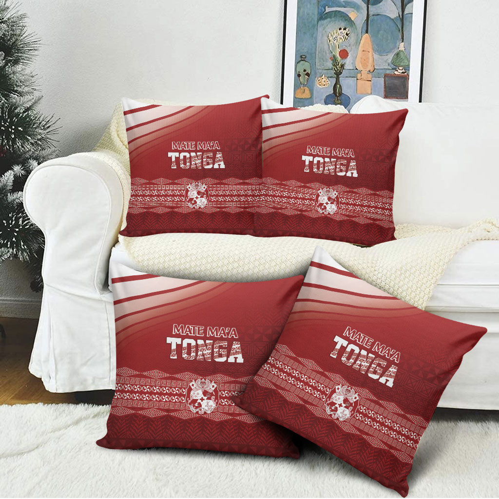 Mate Ma'a Tonga Pillow Cover Basic Ngatu Kupesi Motif