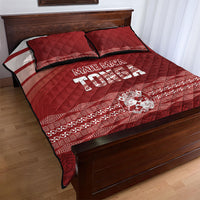 Mate Ma'a Tonga Quilt Bed Set Basic Ngatu Kupesi Motif LT7 - Polynesian Pride