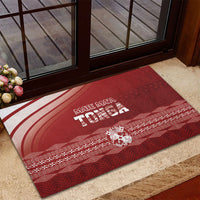Mate Ma'a Tonga Rubber Doormat Basic Ngatu Kupesi Motif LT7 - Polynesian Pride
