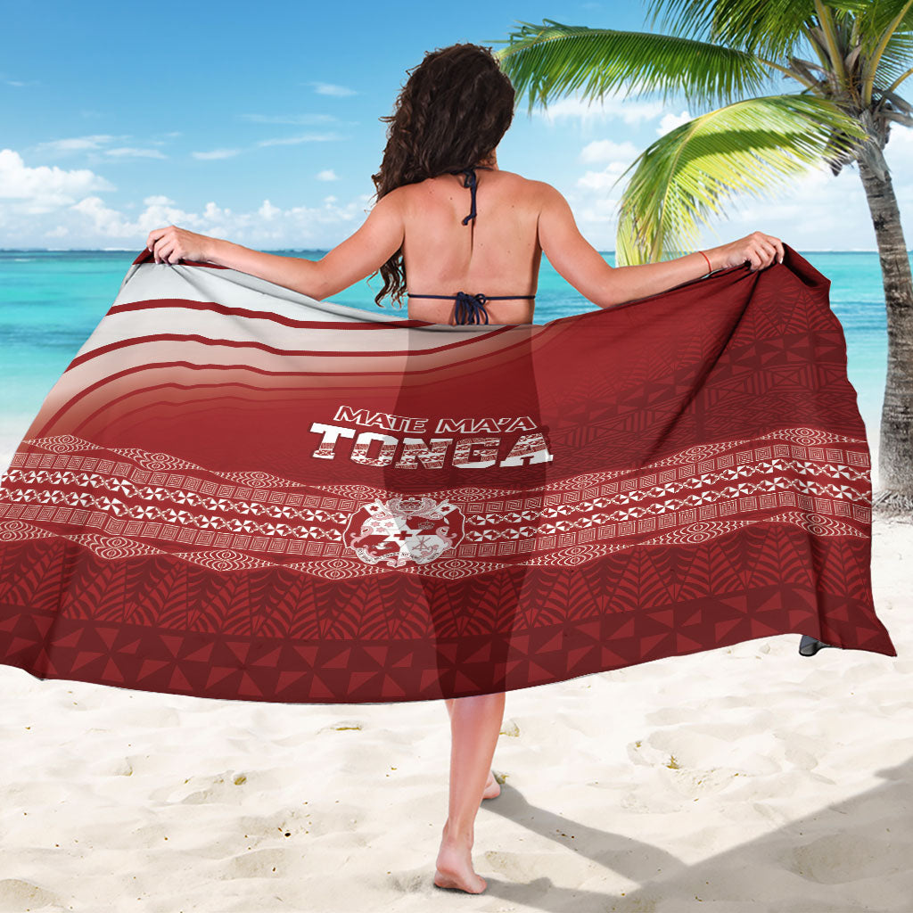 Mate Ma'a Tonga Sarong Basic Ngatu Kupesi Motif LT7 - Polynesian Pride