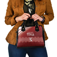 Mate Ma'a Tonga Shoulder Handbag Basic Ngatu Kupesi Motif
