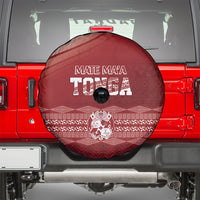 Mate Ma'a Tonga Spare Tire Cover Basic Ngatu Kupesi Motif LT7 - Polynesian Pride