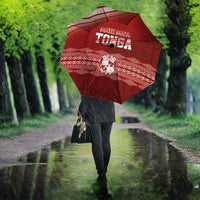 Mate Ma'a Tonga Umbrella Basic Ngatu Kupesi Motif LT7 - Polynesian Pride