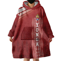 Mate Ma'a Tonga Custom Wearable Blanket Hoodie Basic Ngatu Kupesi Motif LT7 - Polynesian Pride