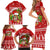 Hawaii Tiki Christmas Family Matching Short Sleeve Bodycon Dress and Hawaiian Shirt Mele Kalikimaka LT7 - Polynesian Pride