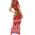 Hawaii Tiki Christmas Family Matching Short Sleeve Bodycon Dress and Hawaiian Shirt Mele Kalikimaka LT7 - Polynesian Pride