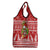 Hawaii Tiki Christmas Grocery Bag Mele Kalikimaka