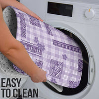 Hawaiian Quilt Tapa On Lilac Palaka Motifs Bathroom Set LT7 - Polynesian Pride