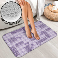 Hawaiian Quilt Tapa On Lilac Palaka Motifs Bathroom Set LT7 - Polynesian Pride