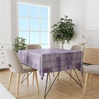 Hawaiian Quilt Tapa On Lilac Palaka Motifs Tablecloth LT7 - Polynesian Pride