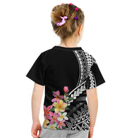 AAPI Heritage Month Kid T Shirt Kanaka Hawaii Plumeria LT7 - Polynesian Pride
