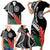 AAPI Heritage Month Family Matching Short Sleeve Bodycon Dress and Hawaiian Shirt Samoa Teuila