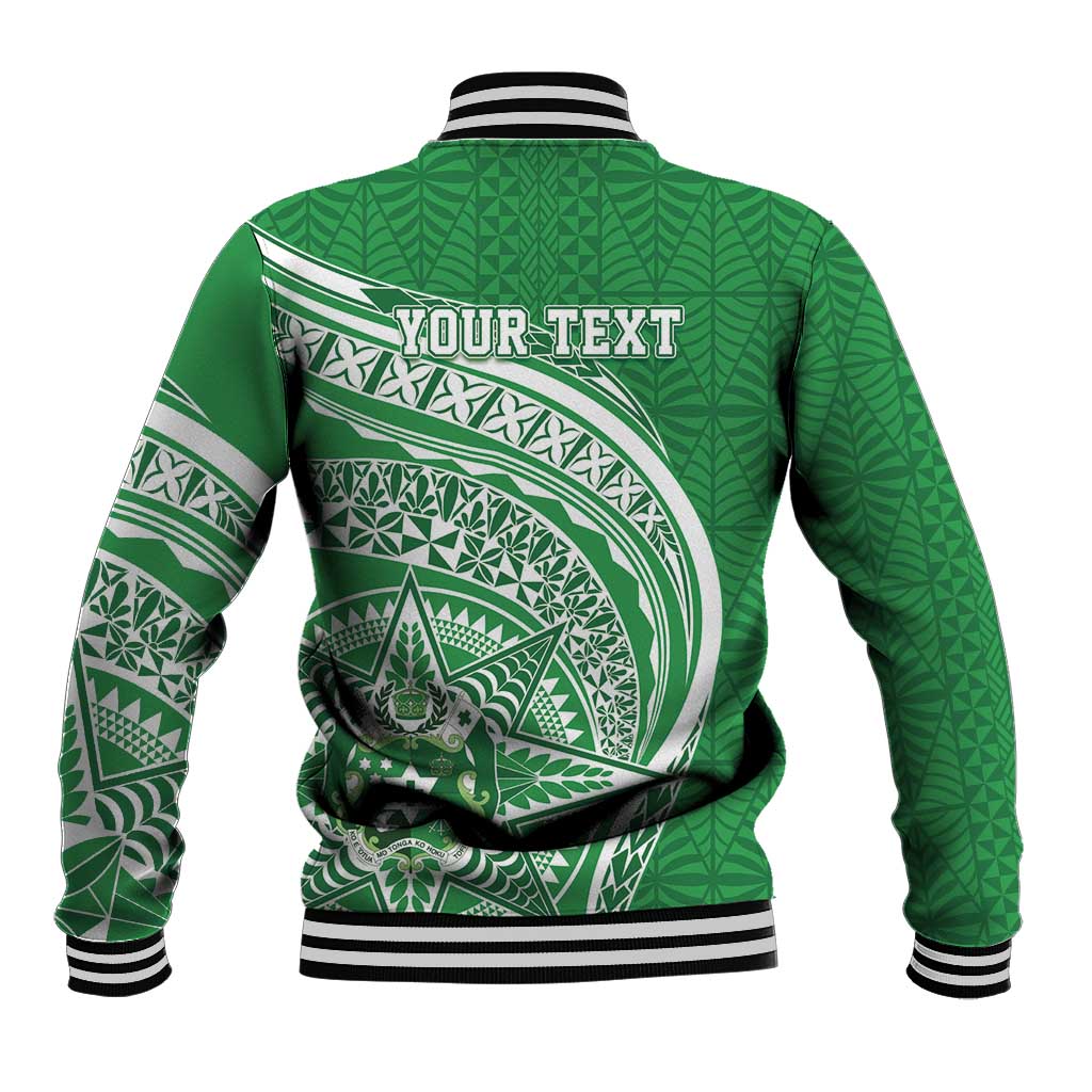 Tonga Liahona High School Personalized Baseball Jacket Ngatu Tokelaufeletoa Motifs LT7 - Polynesian Pride