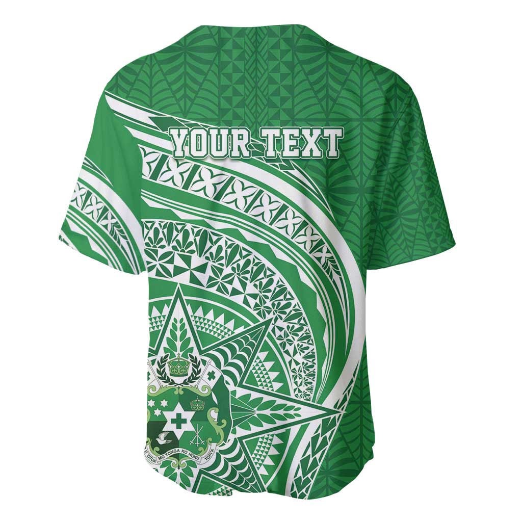 Tonga Liahona High School Personalized Baseball Jersey Ngatu Tokelaufeletoa Motifs LT7 - Polynesian Pride
