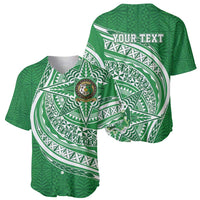 Tonga Liahona High School Personalized Baseball Jersey Ngatu Tokelaufeletoa Motifs LT7 - Polynesian Pride