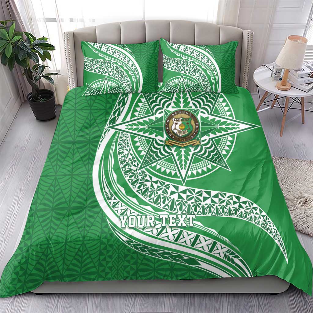 Tonga Liahona High School Personalized Bedding Set Ngatu Tokelaufeletoa Motifs LT7 - Polynesian Pride