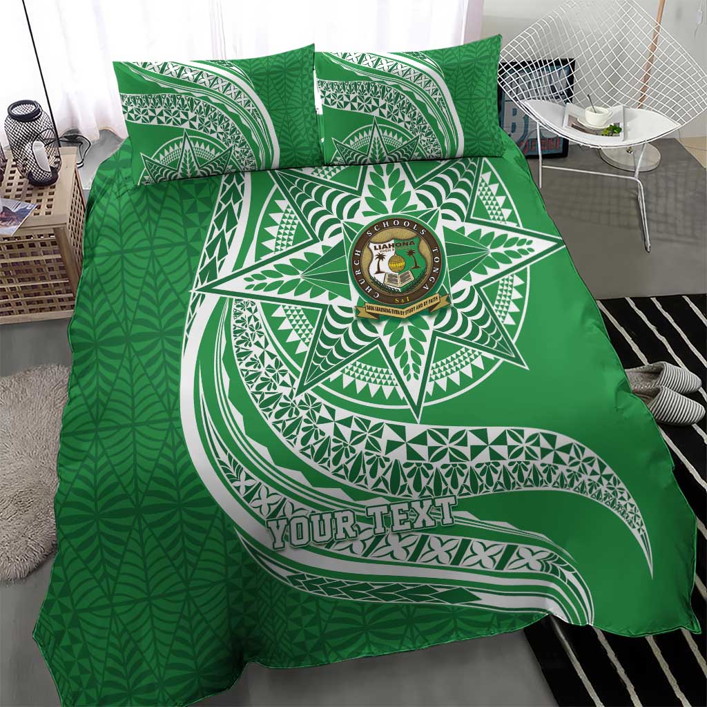 Tonga Liahona High School Personalized Bedding Set Ngatu Tokelaufeletoa Motifs LT7 - Polynesian Pride