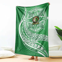 Tonga Liahona High School Personalized Blanket Ngatu Tokelaufeletoa Motifs LT7 - Polynesian Pride