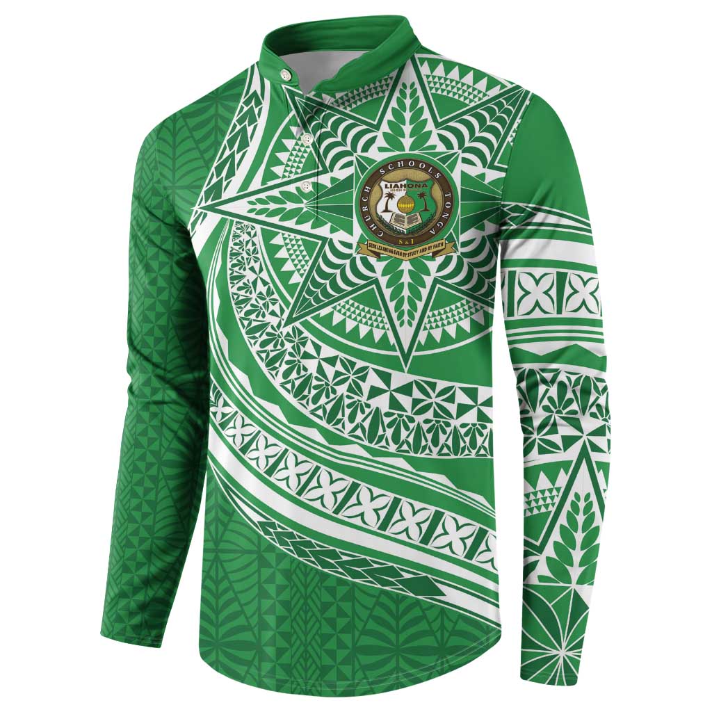 Tonga Liahona High School Personalized Button Sweatshirt Ngatu Tokelaufeletoa Motifs LT7 - Polynesian Pride